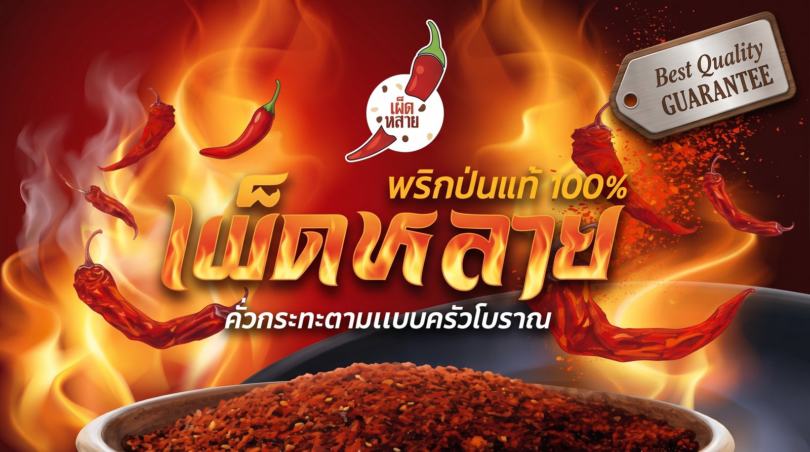 เผ็ดหลาย แบนเนอร์มือถือ